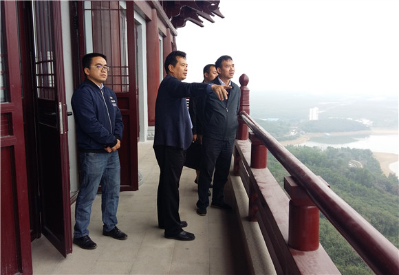 市長(cháng)朱洪武（右一）視察儋陽(yáng)樓建設_副本.jpg